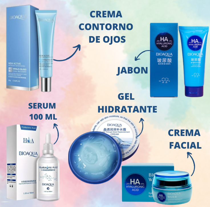 Kit de ácido hialurónico X5 para la cara
