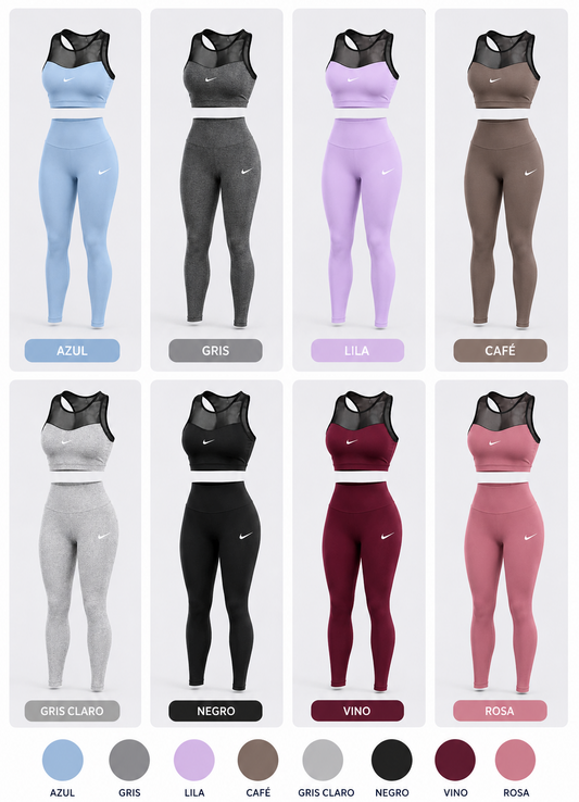 CONJUNTO DEPORTIVO LEGGINS Y TOP...