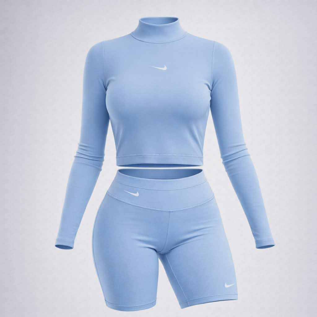 Conjunto Buzo & Biker Nike Para Dama